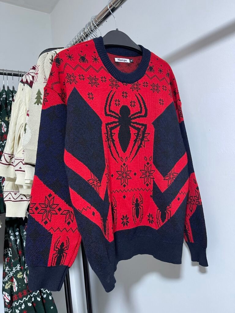 Marvel Spiderman Sweater NavideÃ±o Sudaderas NavideÃ±as Marvel
