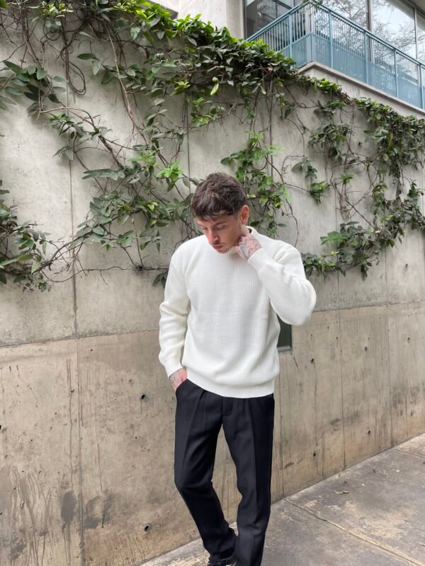 RIBBED KNIT SWEATER - Imagen 7