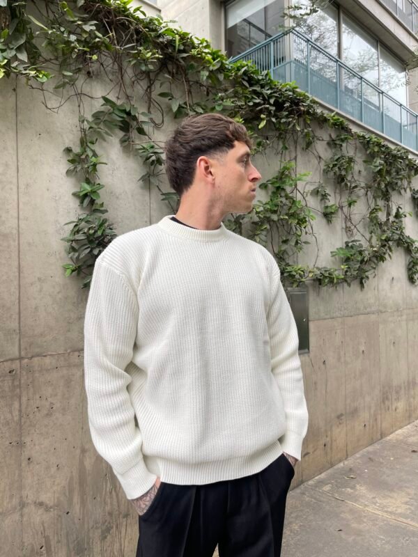 RIBBED KNIT SWEATER - Imagen 8