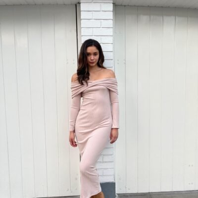 VESTIDO OFF SHOULDER NUDE
