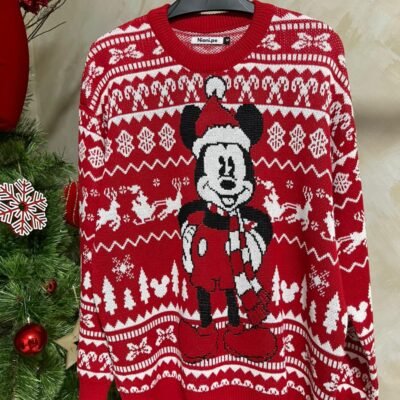 SWEATER MICKEY MOUSE RED