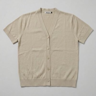CARDIGAN BOXY JACLUX BEIGE