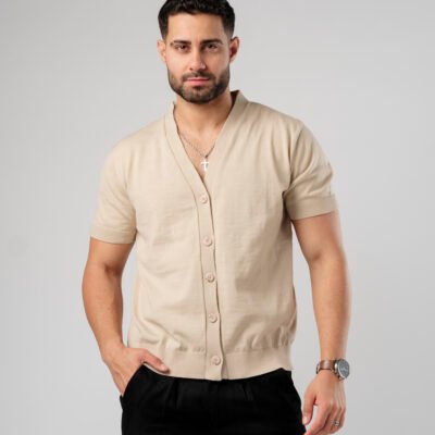 CARDIGAN TEJIDO JACLUX BEIGE
